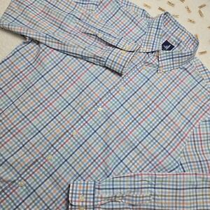 Johnnie O‎ Button Down Shirt Mens XL Extra Large Plaid Checkered Long Sleeve